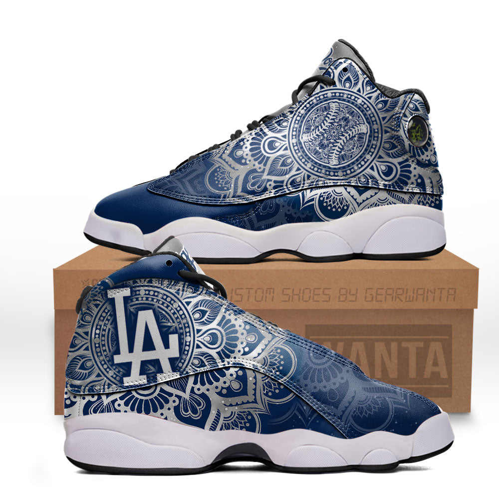 Los Angeles Dodgers J13 Sneakers Custom Shoes-Gear Wanta