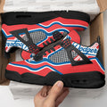 Los Angeles Dodgers Aj4 Sneakers Custom Shoes-Gear Wanta