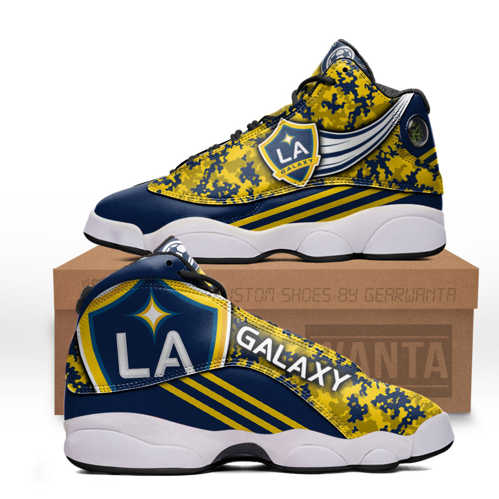 Los Angeles Galaxy J13 Sneakers Custom Shoes-Gear Wanta