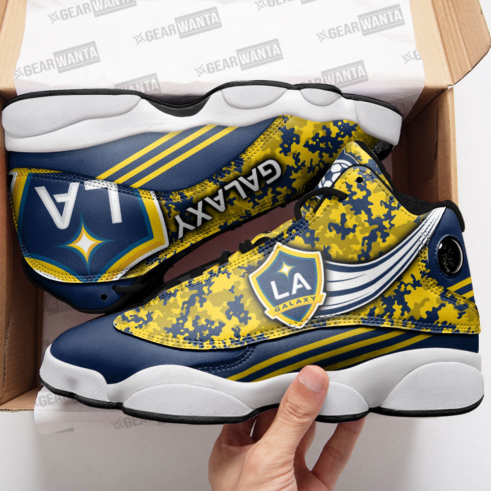 Los Angeles Galaxy J13 Sneakers Custom Shoes-Gear Wanta