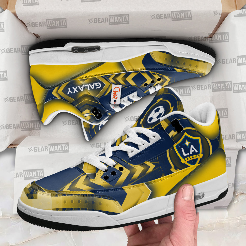 Los Angeles Galaxy J3 Sneakers Custom Shoes-Gear Wanta