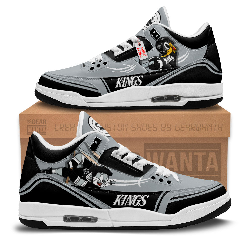 Los Angeles Kings J3 Sneakers Custom Shoes-Gear Wanta