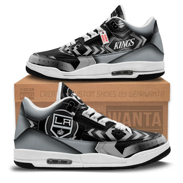 Los Angeles Kings J3 Sneakers Custom Shoes-Gear Wanta