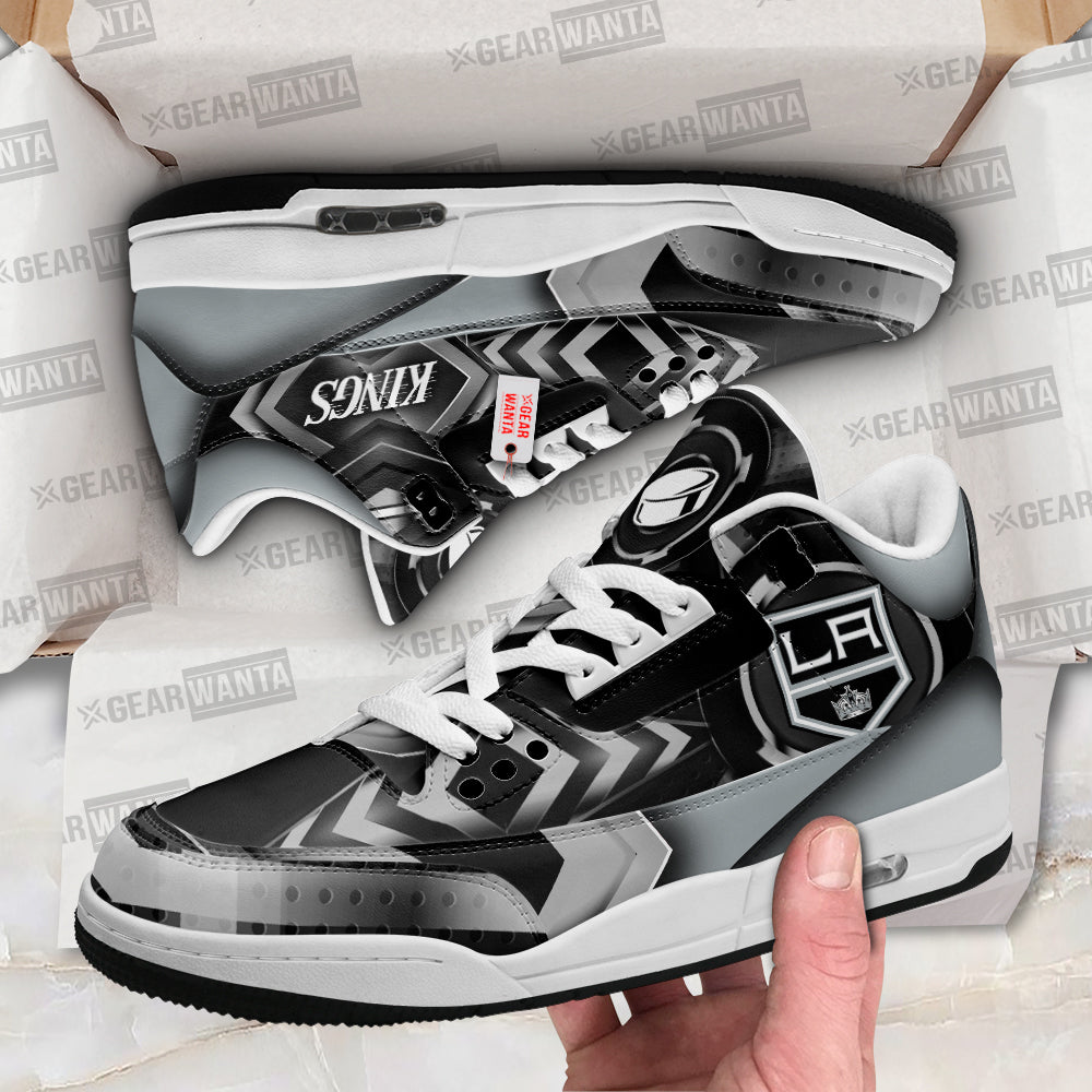 Los Angeles Kings J3 Sneakers Custom Shoes-Gear Wanta