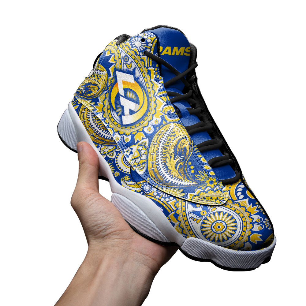 Los Angeles Rams J13 Sneakers Custom Shoes-Gear Wanta