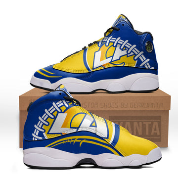 Los Angeles Rams J13 Sneakers Custom Shoes-Gear Wanta