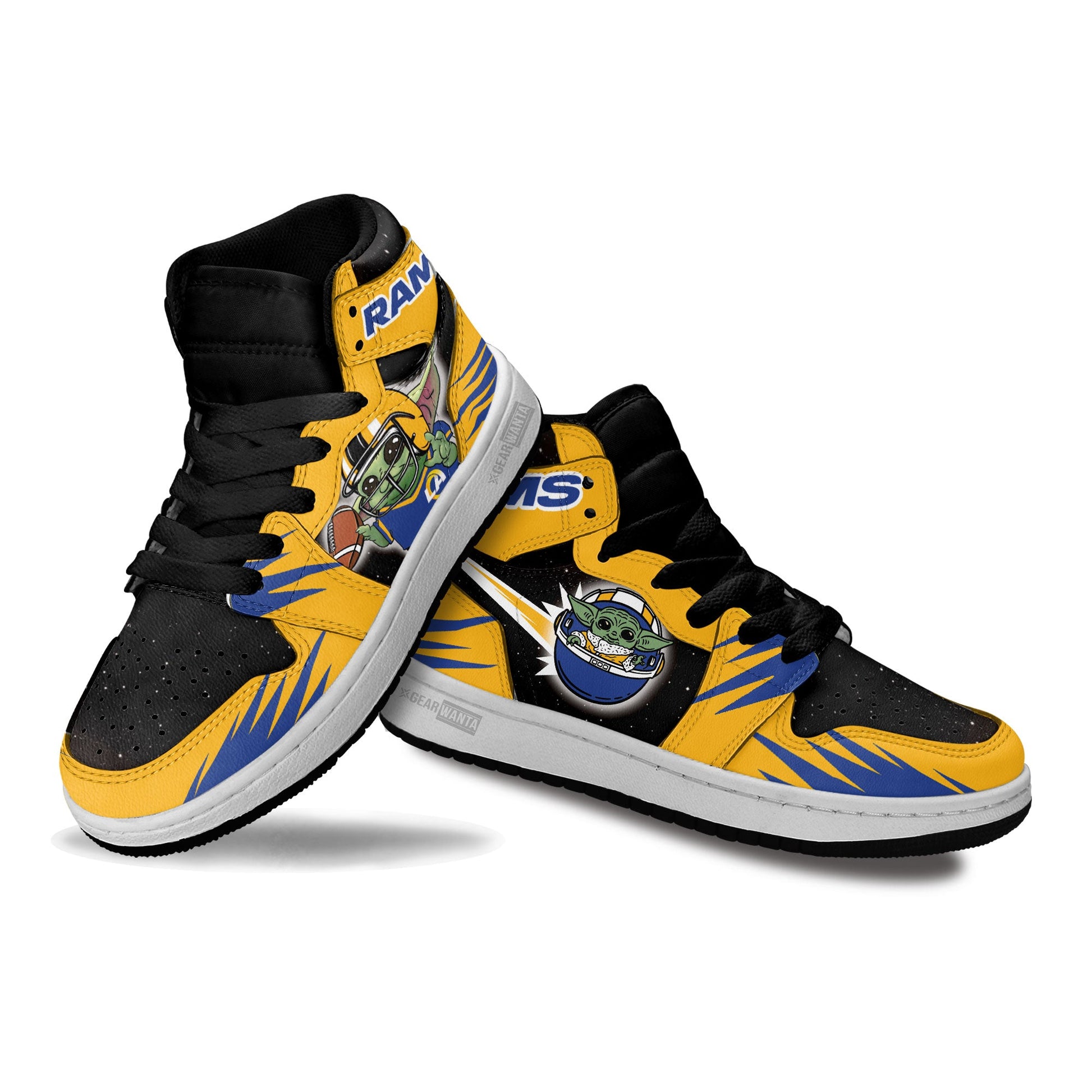 Los Angeles Rams Kid Sneakers Custom For Kids-Gear Wanta