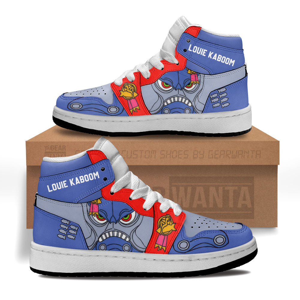 Louie Kaboom Mighty Morphin Kid Sneakers Custom For Kids-Gear Wanta