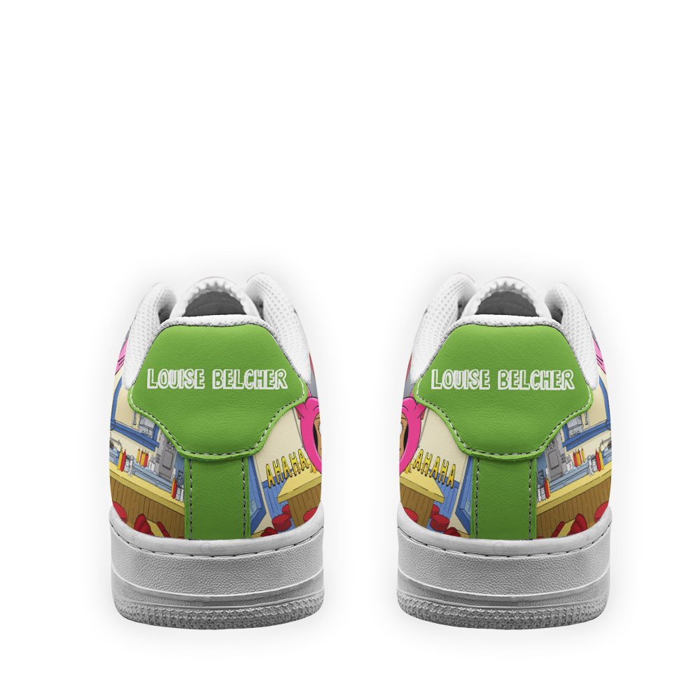 Louise Belcher Bob's Burger Custom Air Sneakers QD12-Gear Wanta