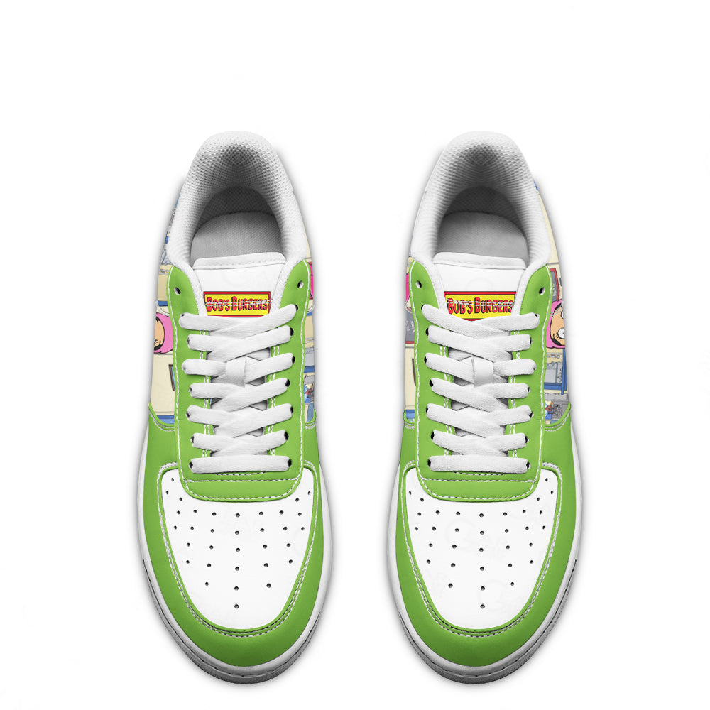 Louise Belcher Bob's Burger Custom Air Sneakers QD12-Gear Wanta