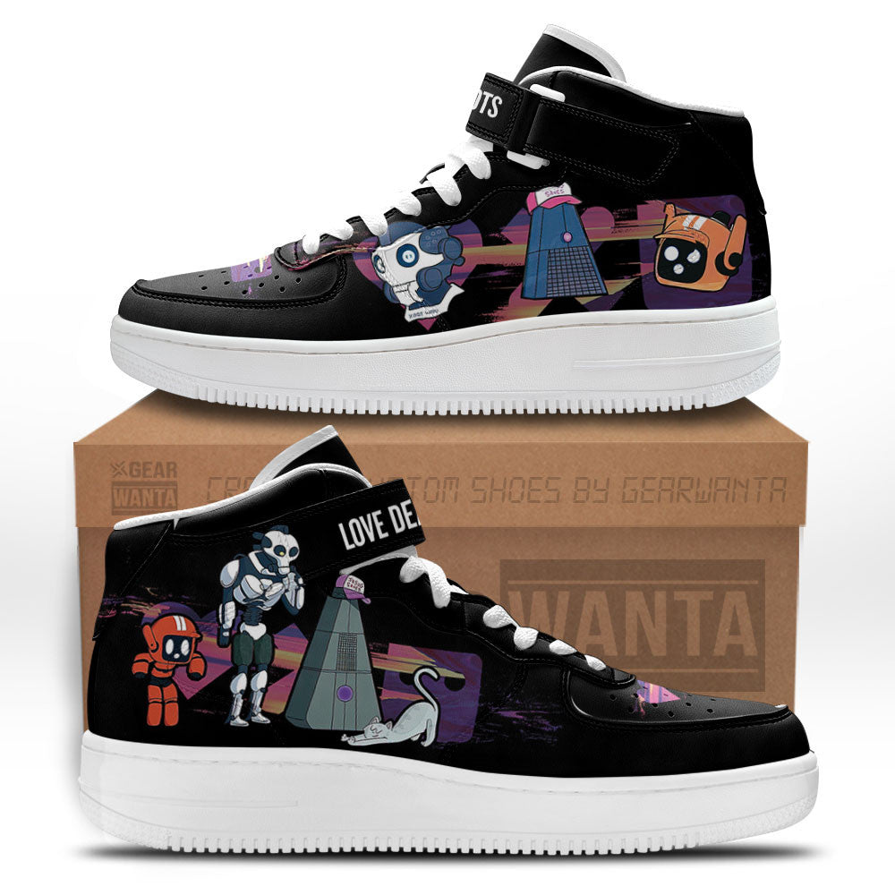 Love, Death & Robots Air Mid Shoes Custom Sneakers-Gear Wanta