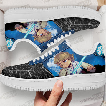 Luke Skywalker Air Sneakers Custom Star Wars Shoes-Gear Wanta