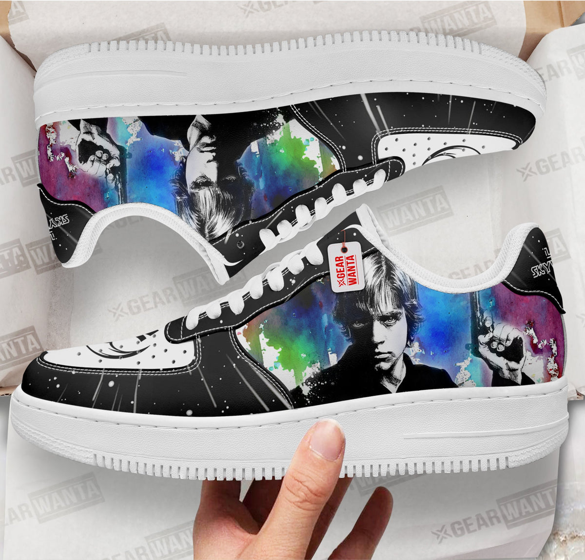Luke Skywalker Star Wars Custom Air Sneakers PT21-Gear Wanta