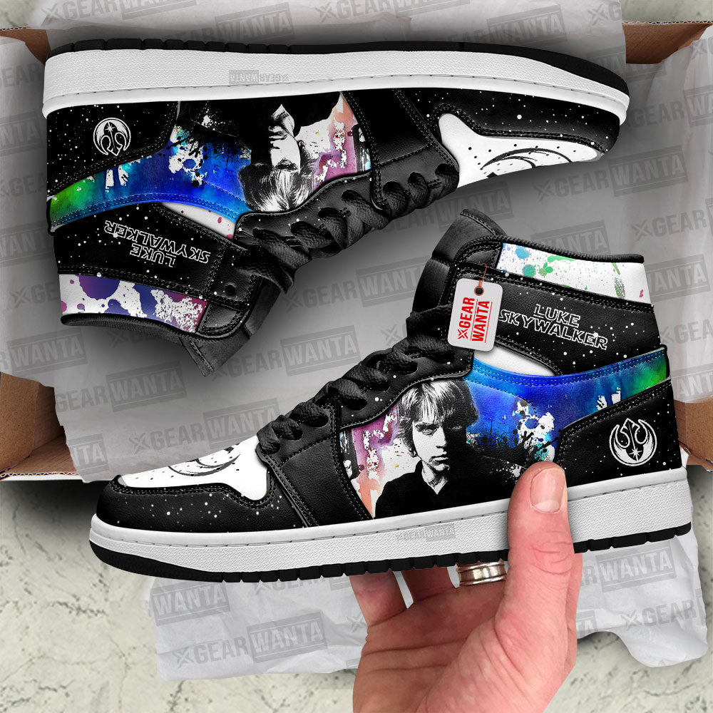 Luke Skywalker Star Wars J1 Shoes Custom Sneakers PT21-Gear Wanta