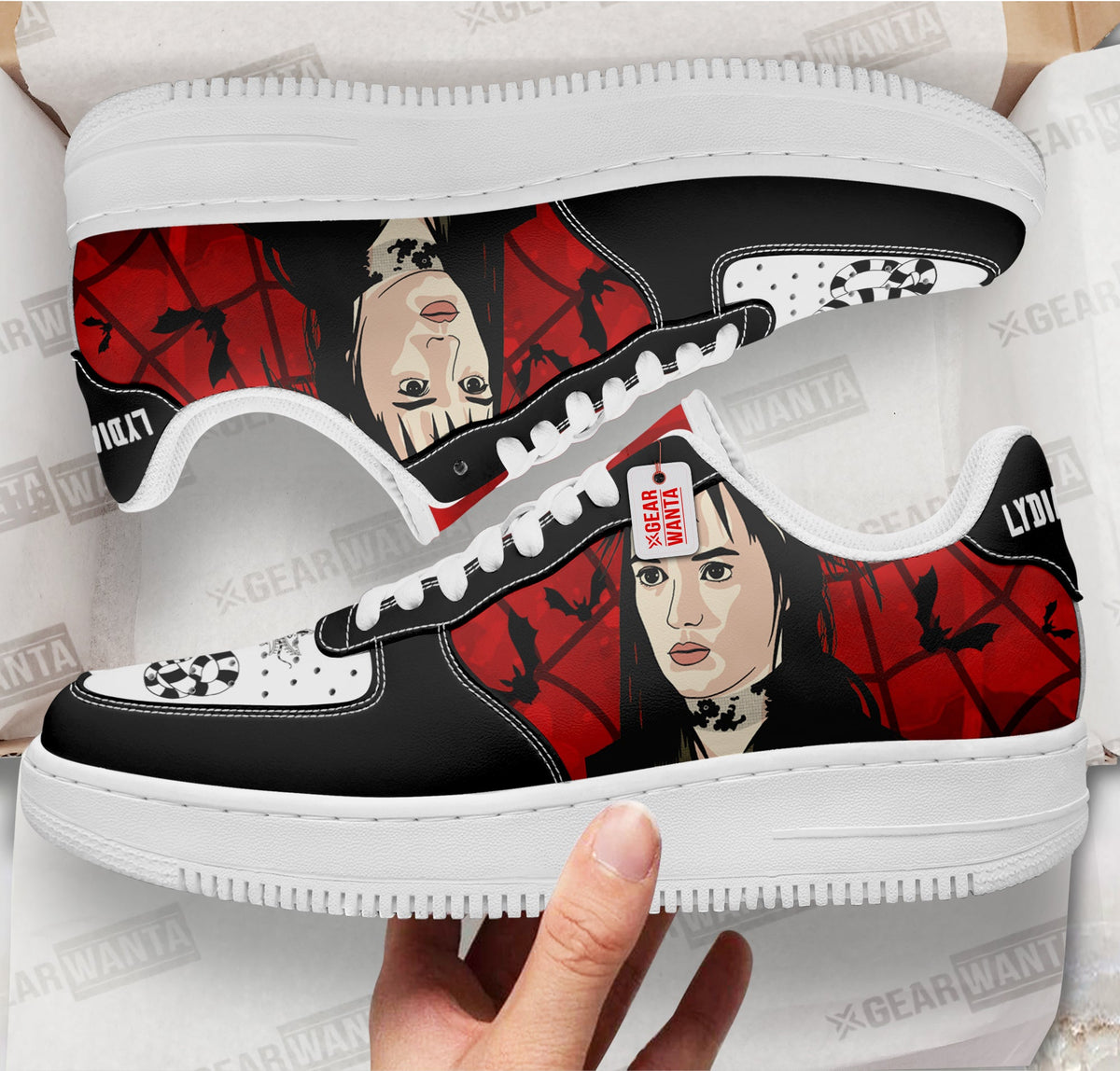 Lydia Deetz Custom Air Sneakers PT21-Gear Wanta