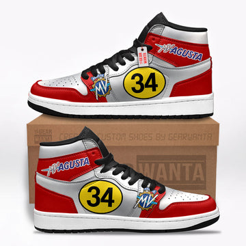 MV Agusta 500s MotoGP J1 Shoes Custom Sneakers For Fans TT07-Gear Wanta