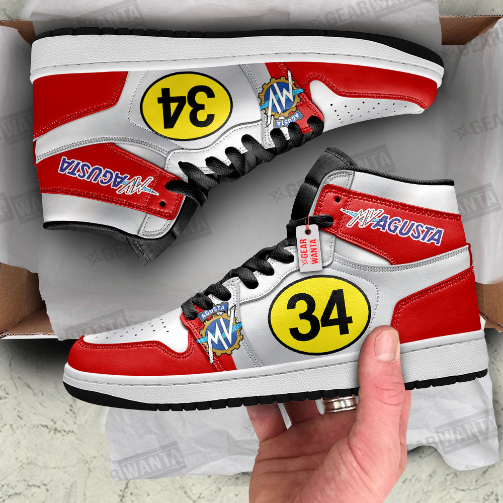 MV Agusta 500s MotoGP J1 Shoes Custom Sneakers For Fans TT07-Gear Wanta