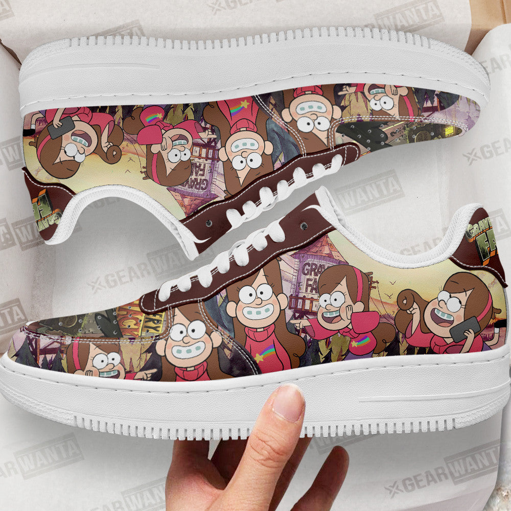 Mabel Pines Gravity Falls Air Sneakers Custom Cartoon Shoes-Gear Wanta