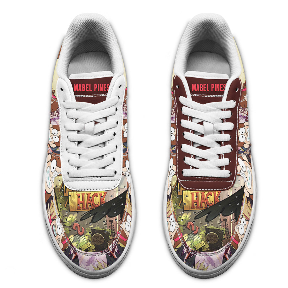 Mabel Pines Gravity Falls Air Sneakers Custom Cartoon Shoes-Gear Wanta