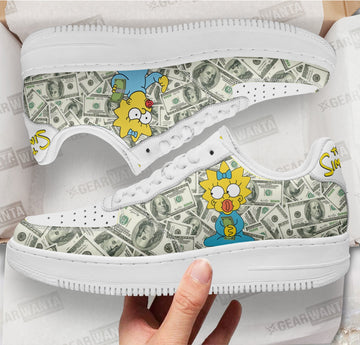 Maggie Simpson Air Sneakers Custom Simpson Cartoon Shoes-Gear Wanta