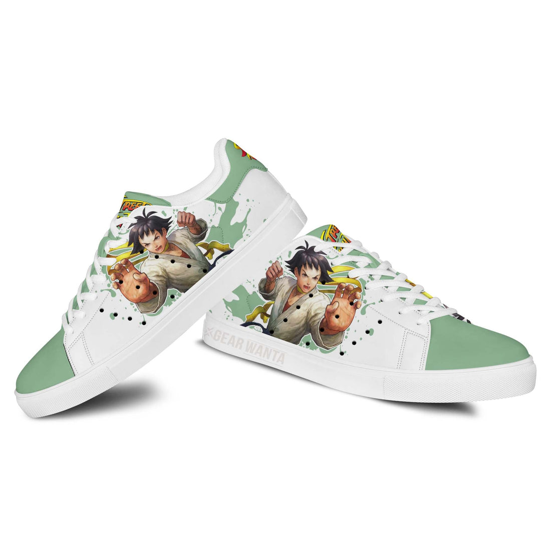 Makoto Stan Shoes Custom Street Fighter Game Shoes-Gear Wanta