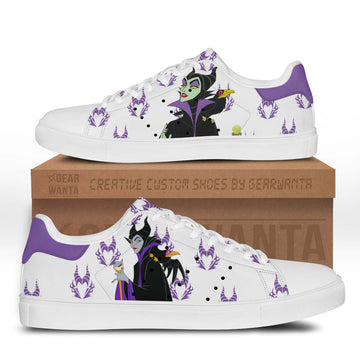 Maleficant Stan Shoes Custom Maleficant Cartoon Shoes-Gear Wanta