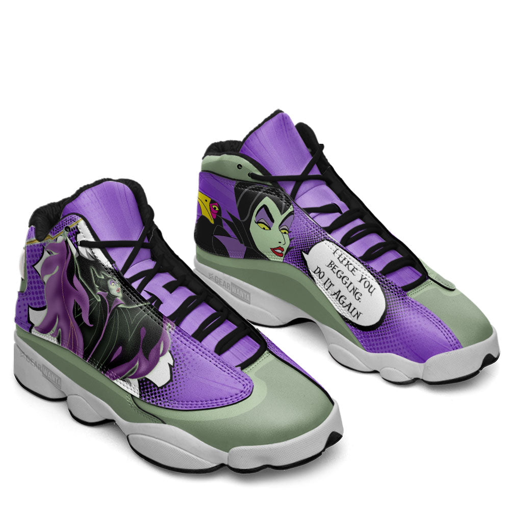 Maleficent J13 Sneakers Custom Comic Style Shoes-Gear Wanta