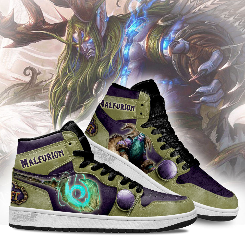 Malfurion World of Warcraft Shoes Custom For Gamer-Gear Wanta