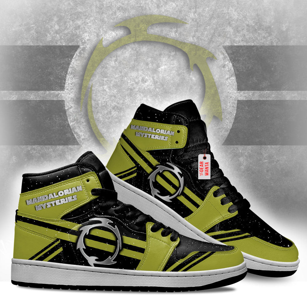 Mandalorian Mysteries Star Wars Symbol J1 Shoes Custom TT20-Gear Wanta