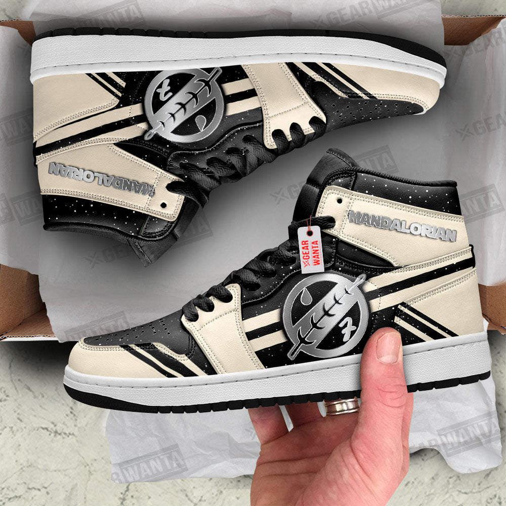 Mandalorian Star Wars Symbols J1 Shoes Custom For Fans TT20-Gear Wanta