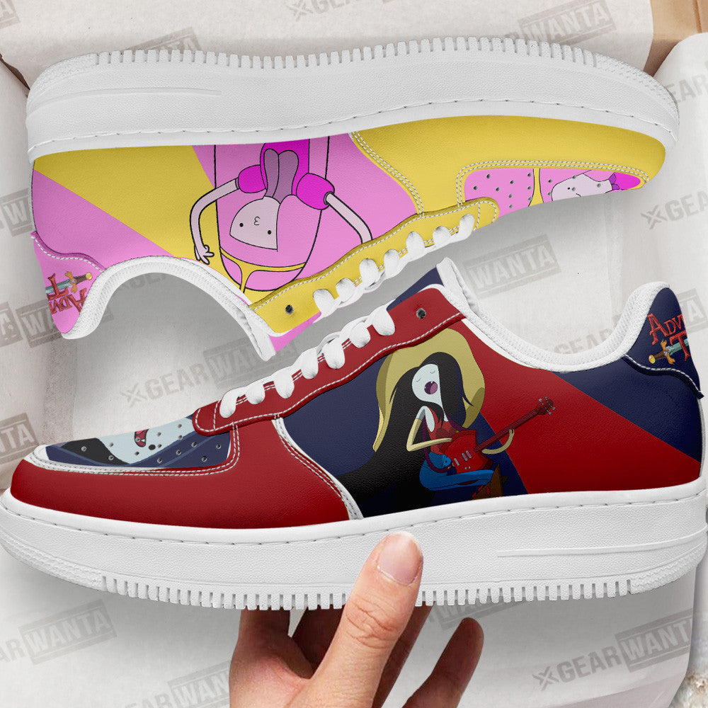 Marceline and Bubblegum Air Sneakers Custom Adventure Time Shoes-Gear Wanta