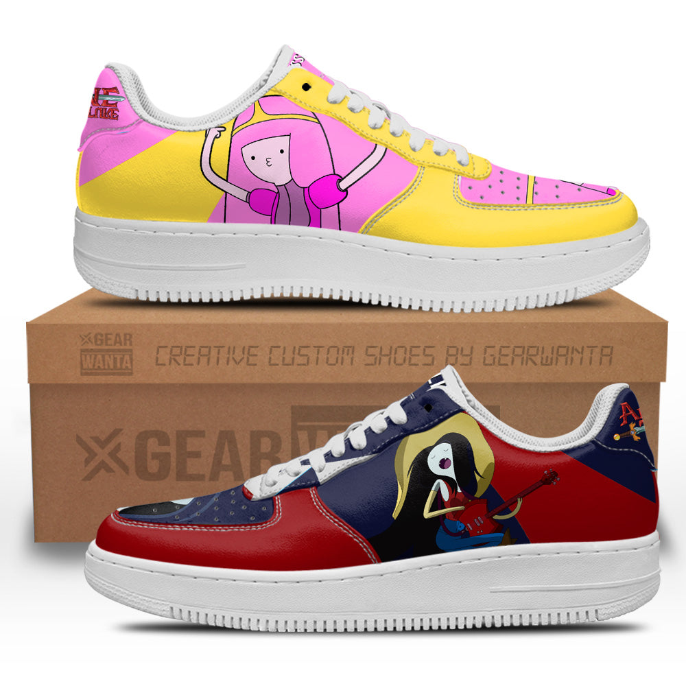 Marceline and Bubblegum Air Sneakers Custom Adventure Time Shoes-Gear Wanta