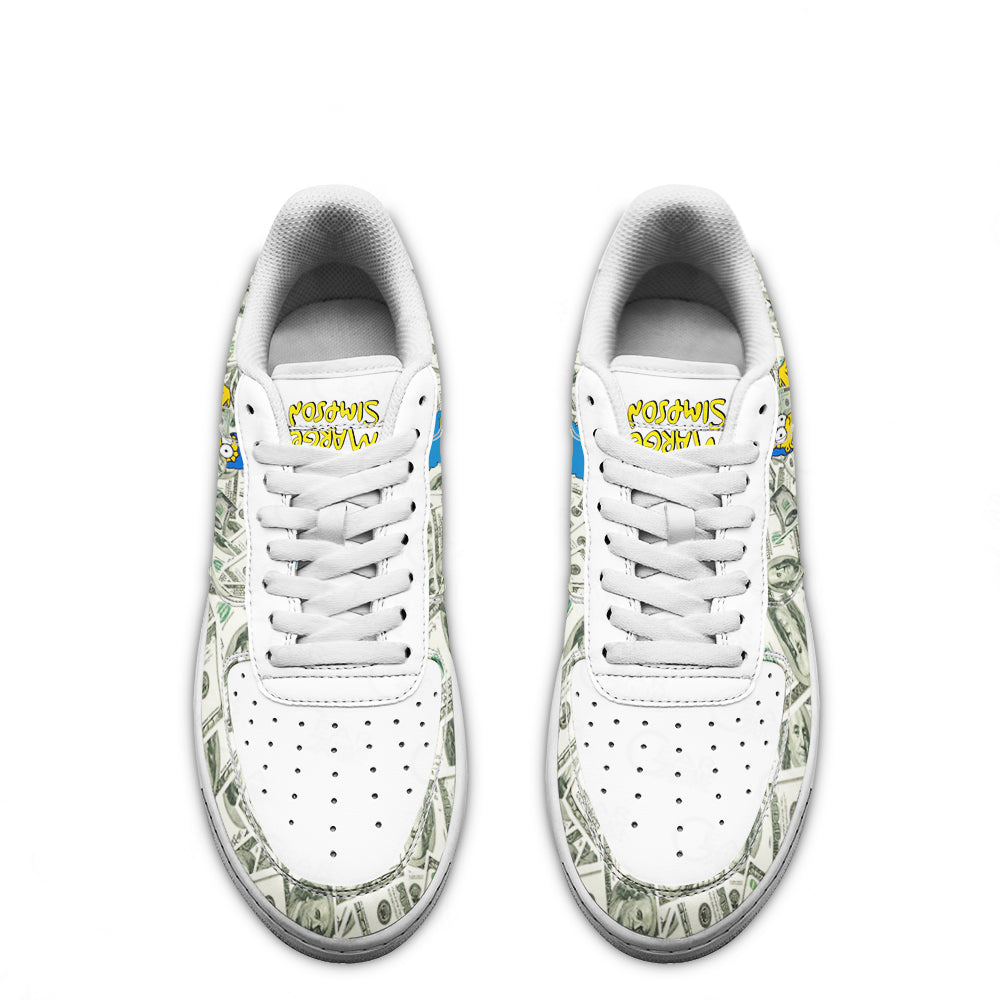 Marge Simpson Air Sneakers Custom Simpson Cartoon Shoes-Gear Wanta