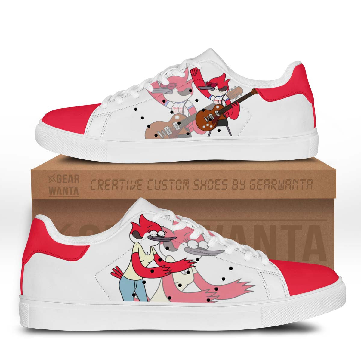 Margeret Stan Shoes Custom Regular Show Cartoon Cartoon Shoes-Gear Wanta