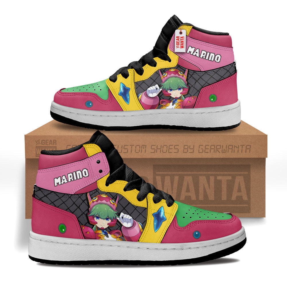 Marino Mega Man Kid Sneakers Custom For Kids-Gear Wanta