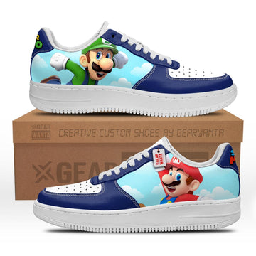 Mario and Luigi Air Sneakers Collection-Gearwanta