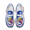 Mario and Peach Canvas Loafer Shoes Vanlentine's Gifts Idea-gearwanta.com