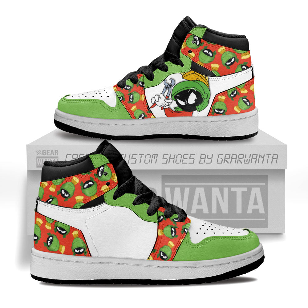 Marvin The Martian Kid J1s Sneakers Cartoon Collection - Gearwanta.com