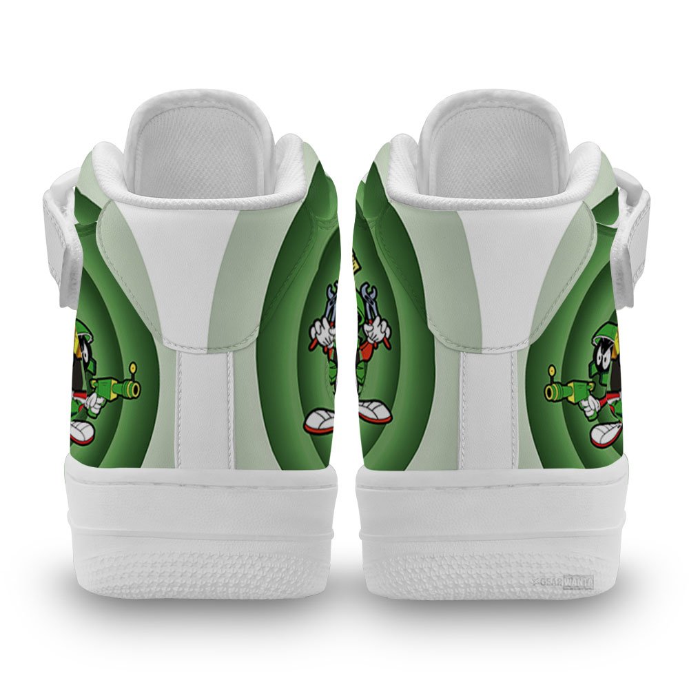 Marvin the Martian Air Mid Shoes Custom Looney Tunes Sneakers-Gear Wanta