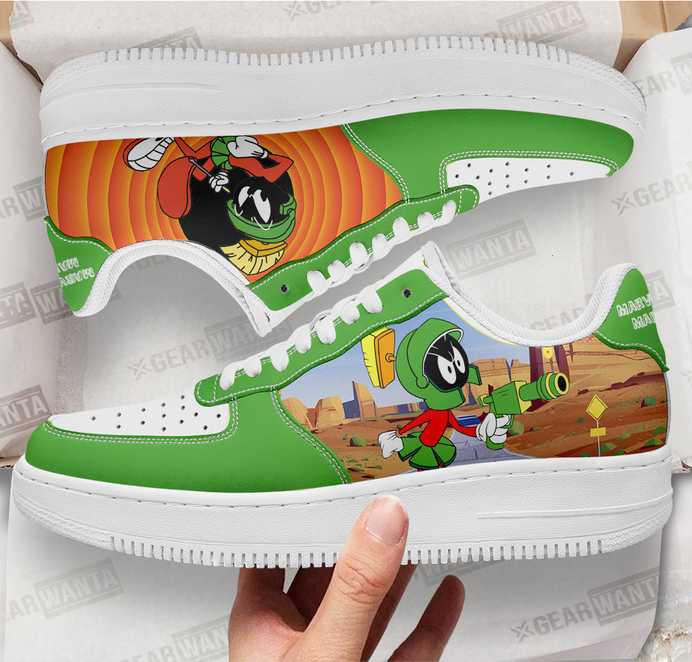 Marvin the Martian Looney Tunes Custom Air Sneakers QD14-Gear Wanta