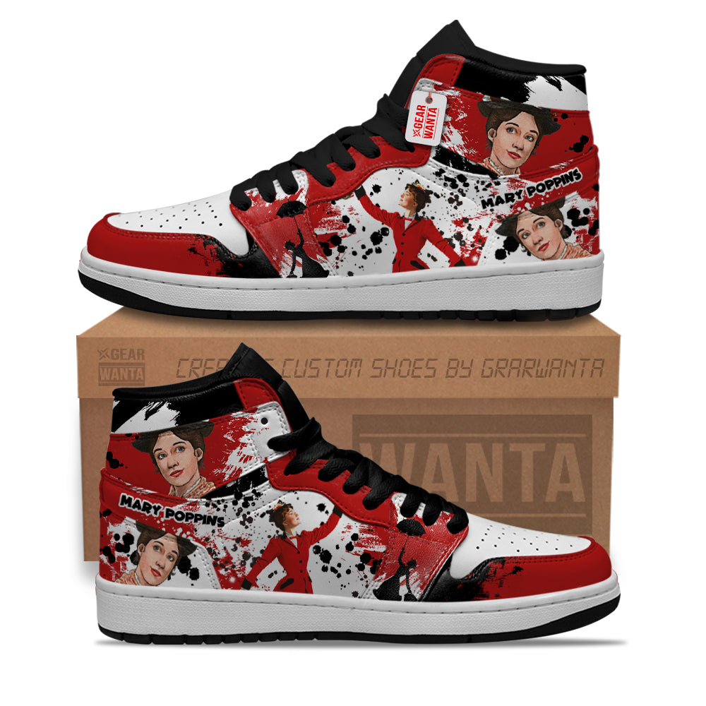 Mary Poppins J1 Shoes Custom For Fans- gearwanta.com