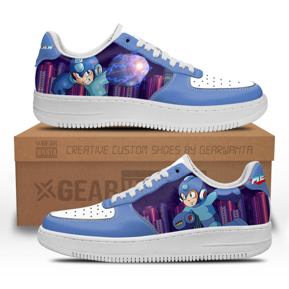 Mega Man Air Sneakers Custom For Gamer Shoes-Gear Wanta