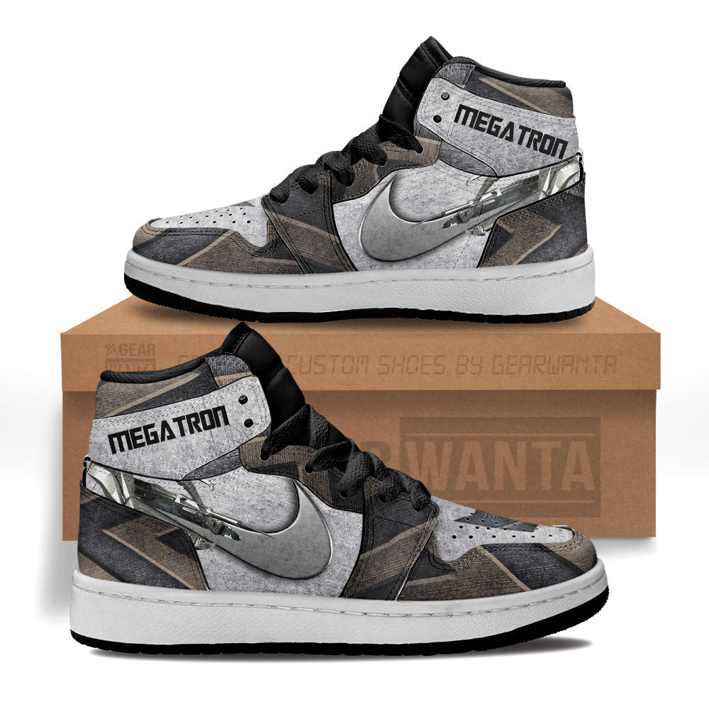 Megatron Transformer Kid Sneakers Custom-Gear Wanta