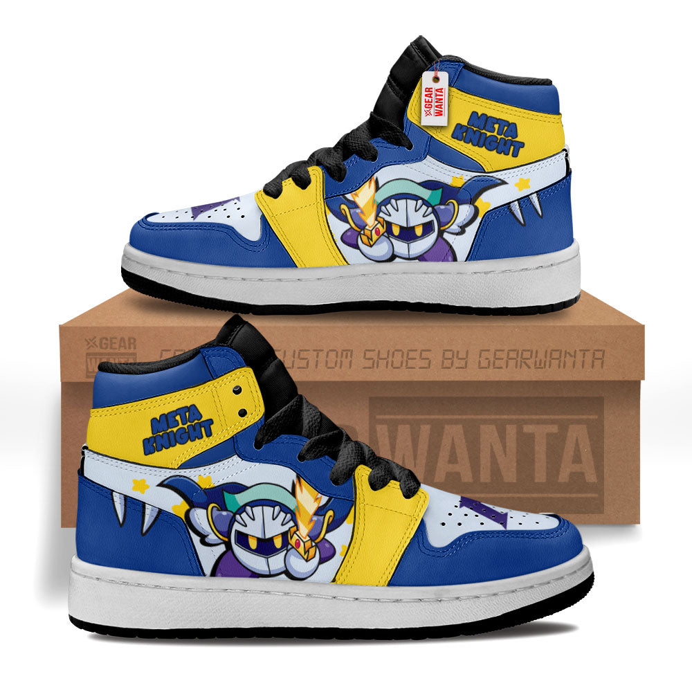 Meta Knight Kirby Kid Sneakers Custom For Kids-Gear Wanta
