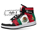 Mexico Flag JD1 High Top Shoes 