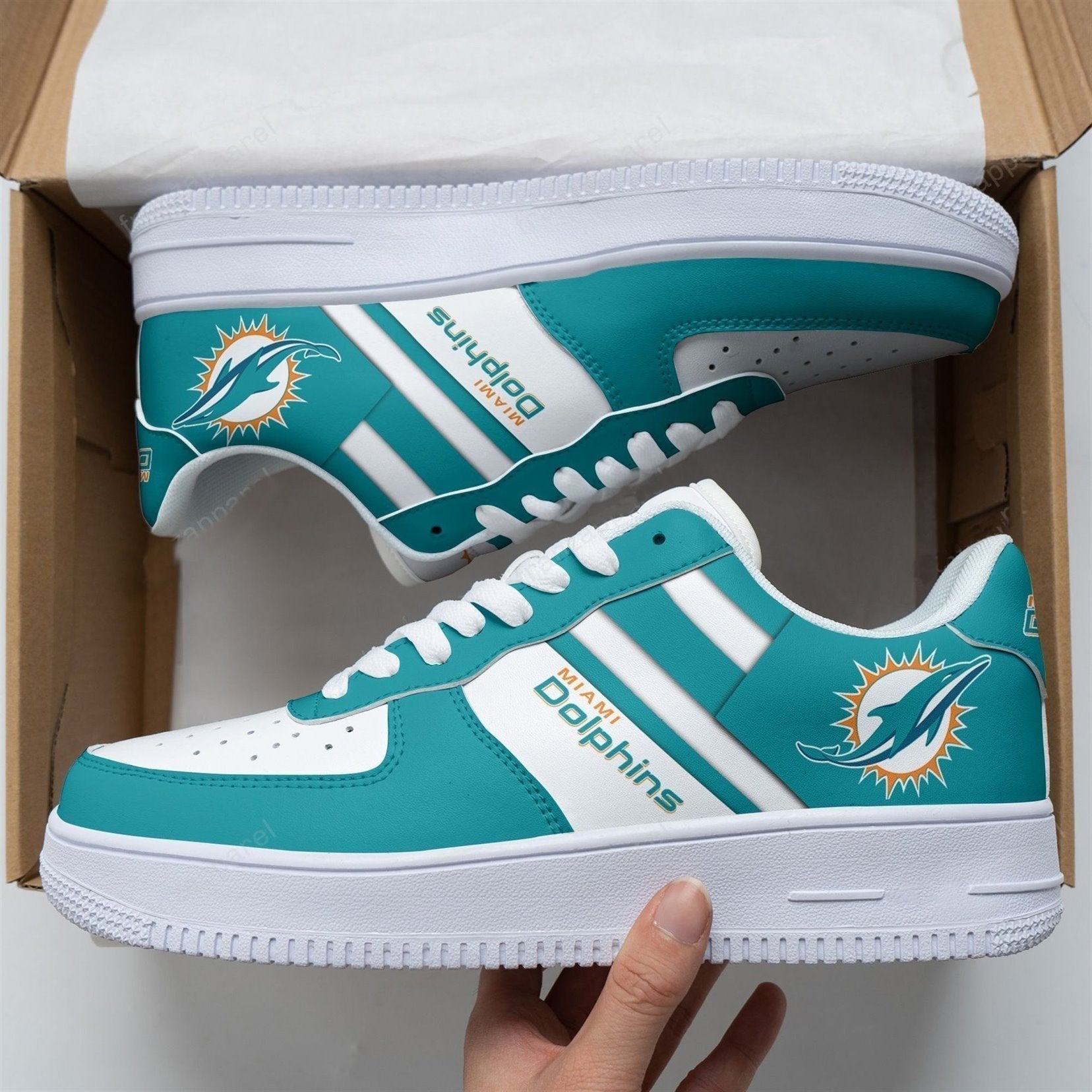 Miami Dolphins Air Sneakers Custom Shoes Great Gift For Fans-Gear Wanta