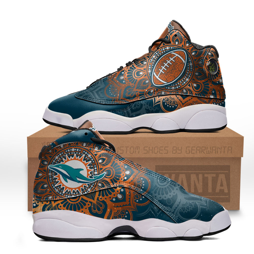 Miami Dolphins J13 Sneakers Custom Shoes-Gear Wanta