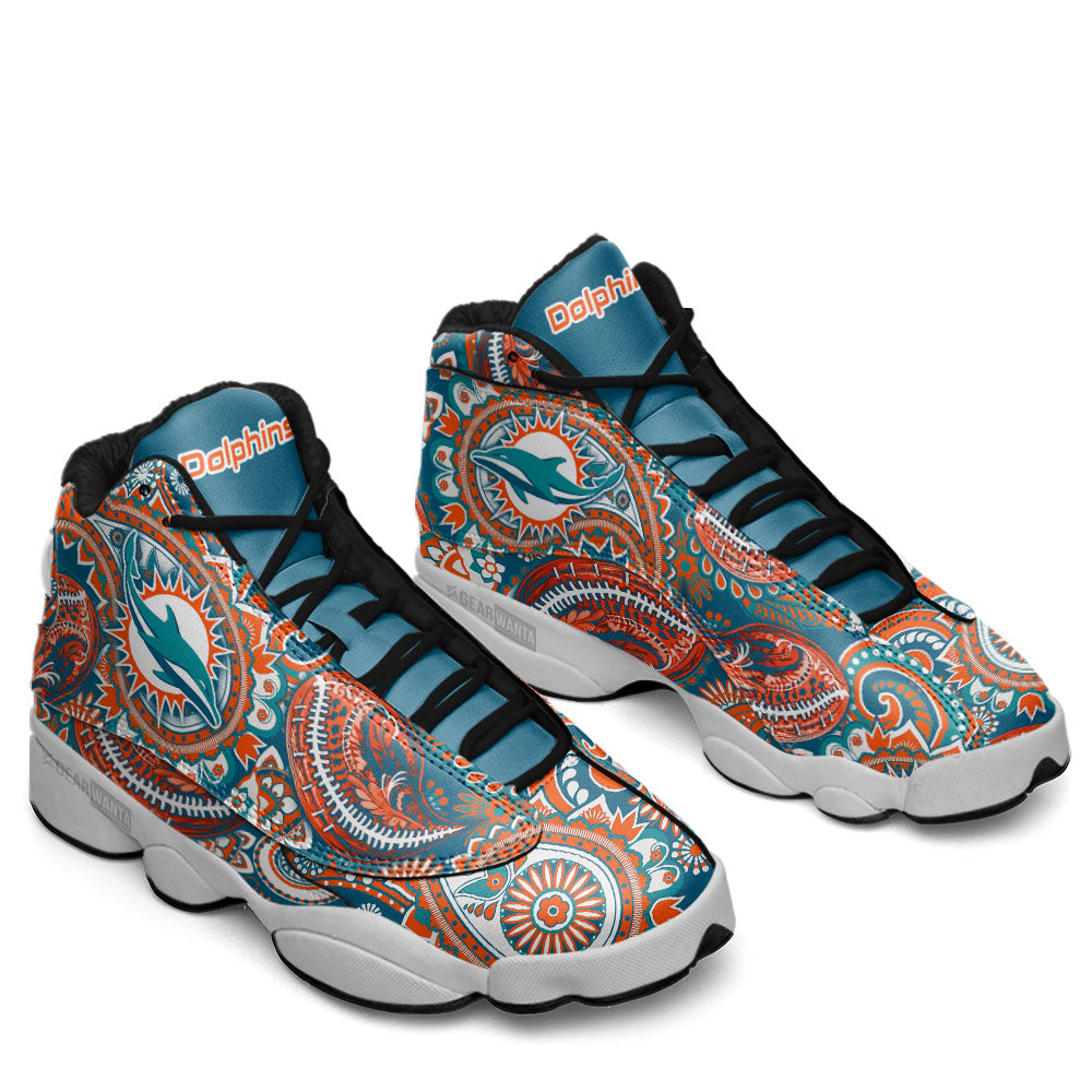 Miami Dolphins J13 Sneakers Custom Shoes-Gear Wanta