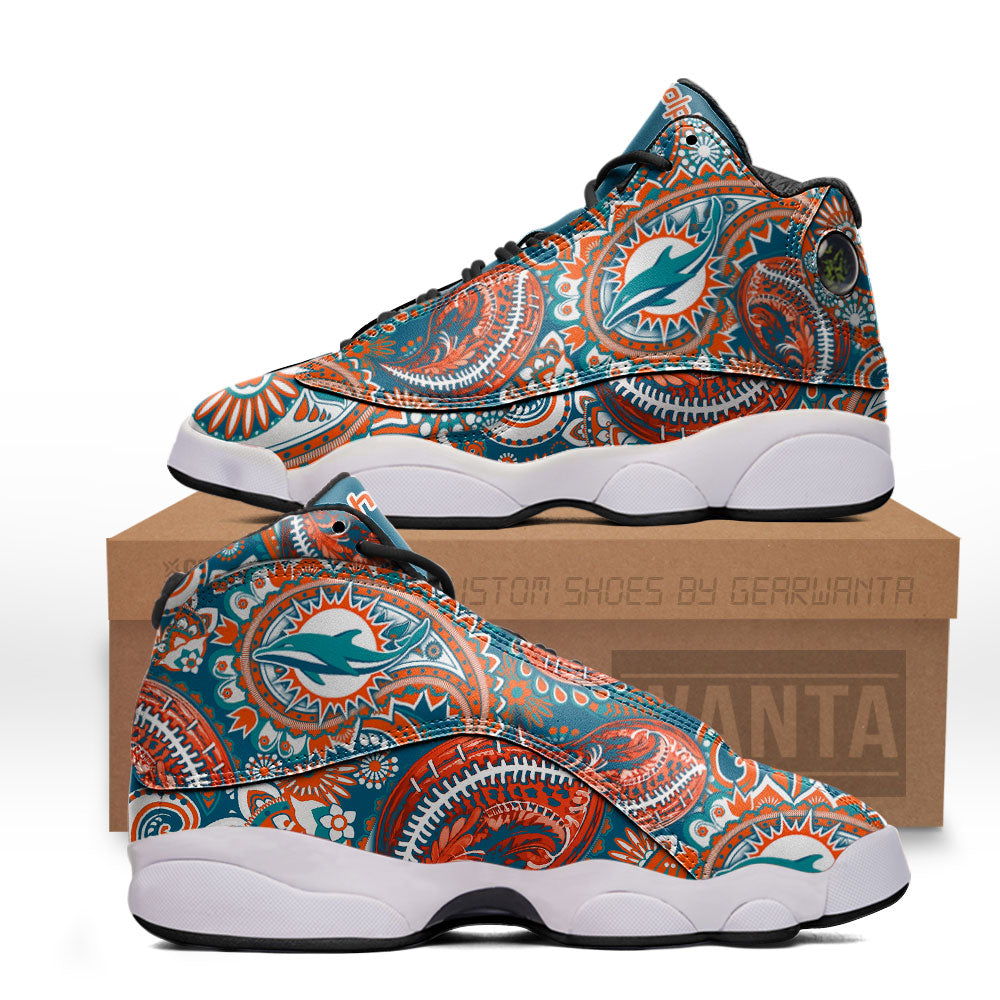 Miami Dolphins J13 Sneakers Custom Shoes-Gear Wanta