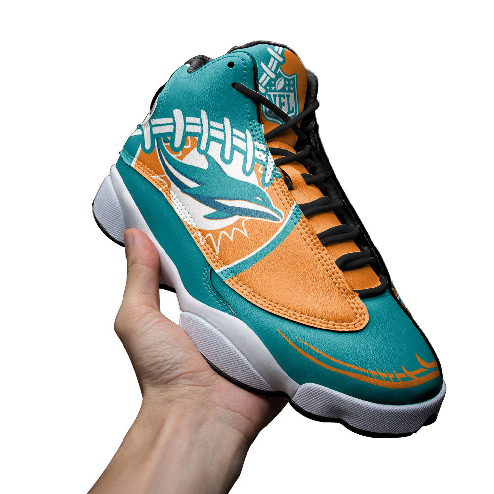 Miami Dolphins J13 Sneakers Custom Shoes-Gear Wanta